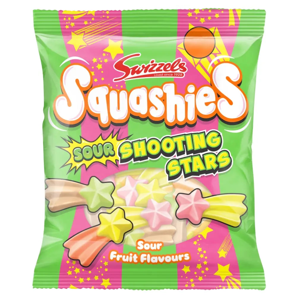Swizzels Squashies Sour Shooting Stars Gums