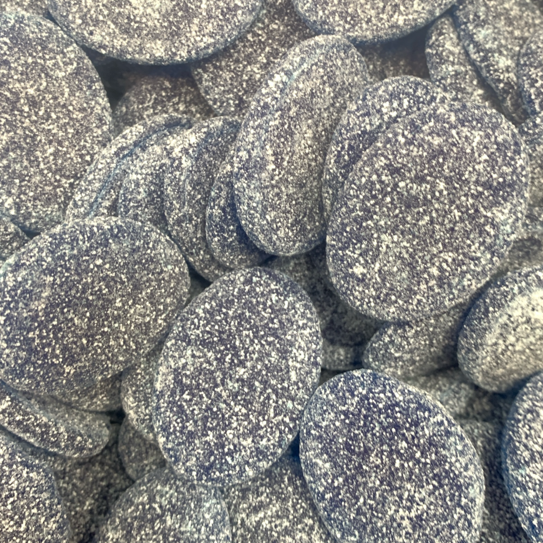 Sour Blue Raspberry Ovals