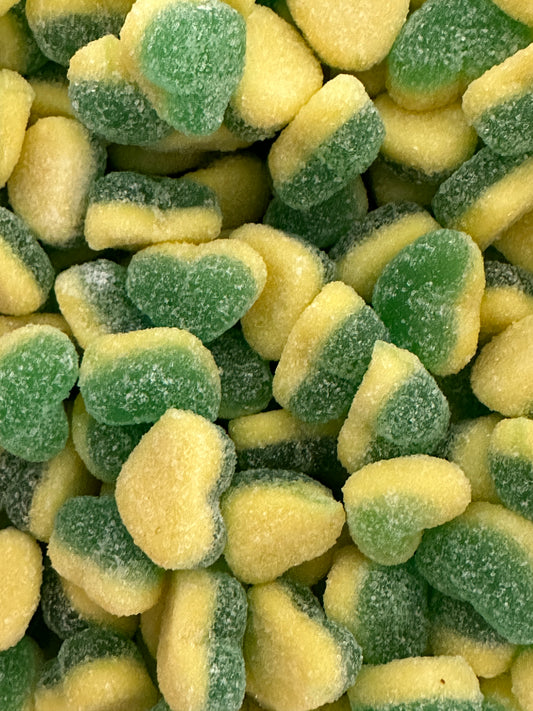 Apple & Custard Hearts