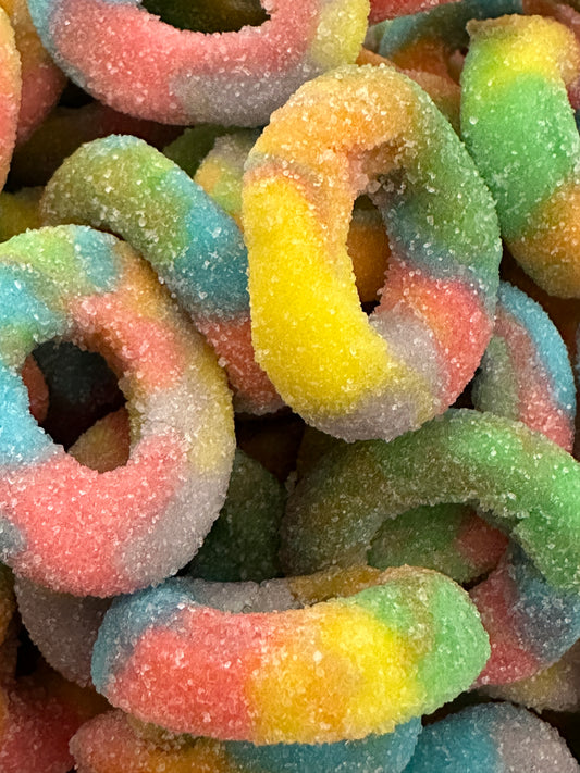 Fizzy Rainbow Rings