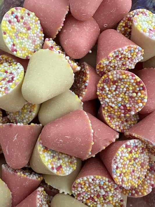 Strawberry & Cream Spinning Tops