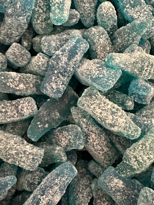 Fizzy Blue Raspberry Bottles