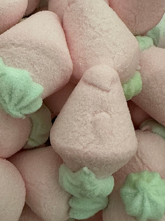 Jelly Filled Strawberry Marshmallows