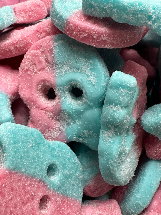 Bubs Sour Dizzy Bubblegum Skulls