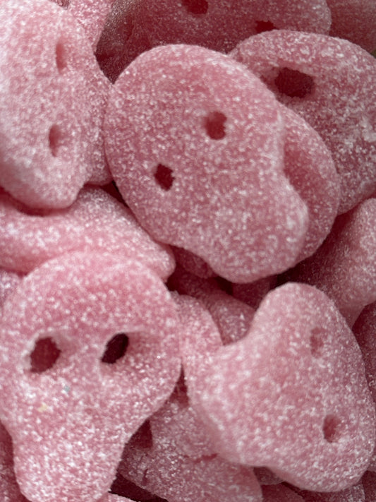 Sour Strawberry Pink Skulls