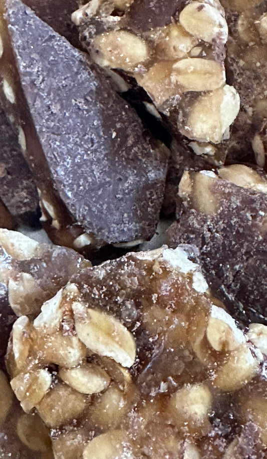 Chocolate Coated Peanut Brittle