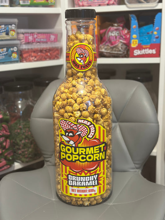 Mrs Foxes Gourmet Popcorn Money Box Bottle