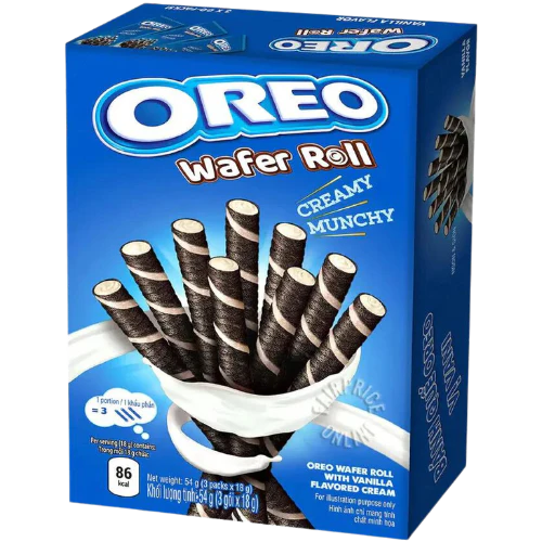 Oreo Wafer Roll Vanilla Flavour